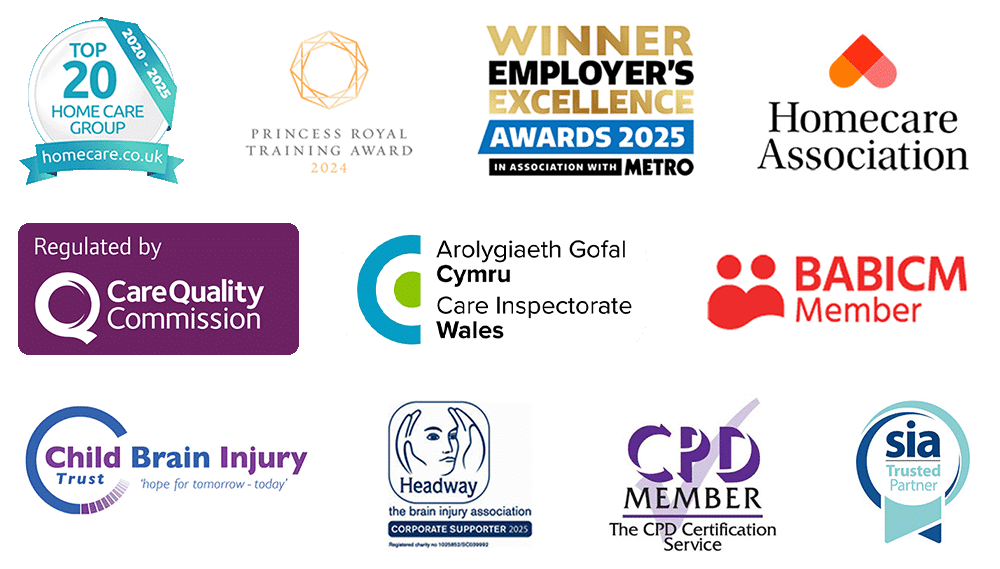 Alcedo Care awards and accreditations logos