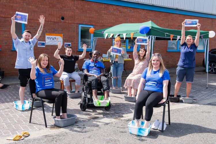 Some of the Alcedo Care team completing Len Johnrose’s #icefoot92 challenge Some of the Alcedo Care team completing Len Johnrose's #icefoot92 challenge