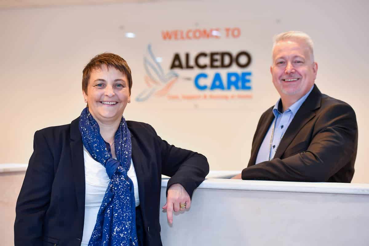 Jo and Andy Boardman - homecare.co.uk award
