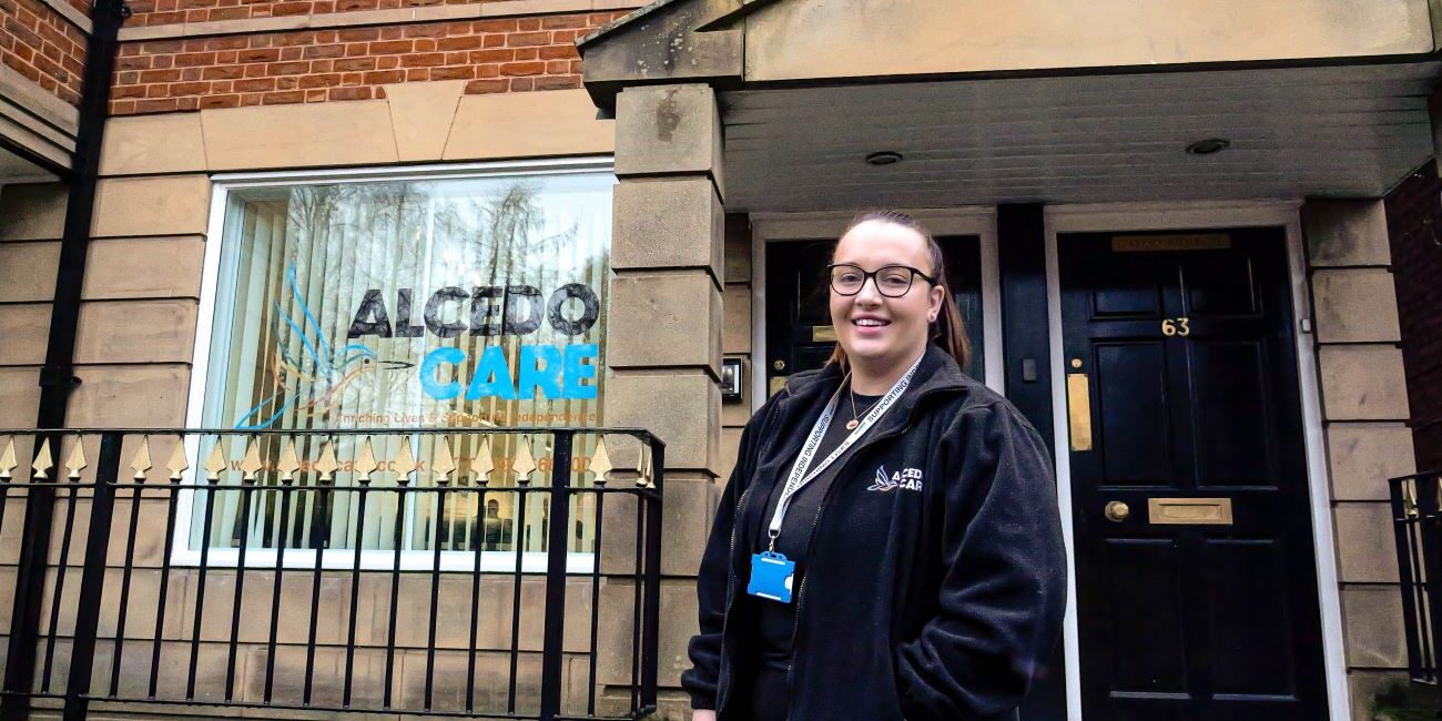 Laura Harrison outside the new Ormskirk branch registered manager Laura Harrison outside the new Ormskirk branch