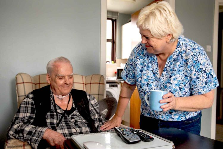 End of life care at home